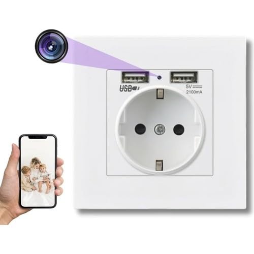 Tek Priz Uzaktan İzlemeli Gizli Kamera Full HD