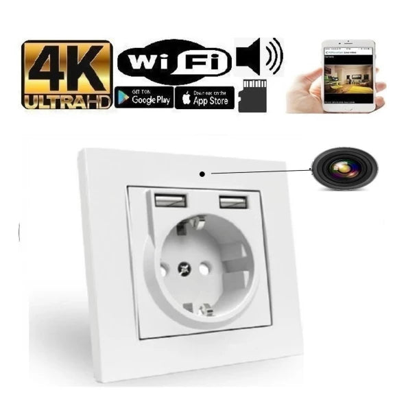 Tek Priz Uzaktan İzlemeli Gizli Kamera Full HD